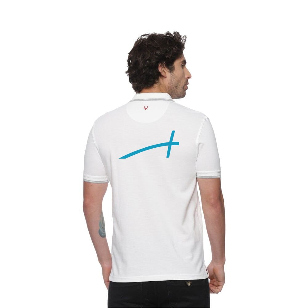 Allen Solly Polo T-shirt Men- White SW